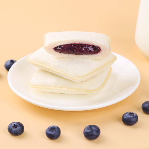 【自营】小白心里软 大口袋面包蓝莓味360g 商品图2