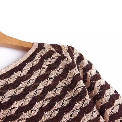 福利款~雀悦 【天丝】莱塞尔高档针织衫宽松大码夏季T恤百搭短袖上衣4ZF-XP020 商品图3