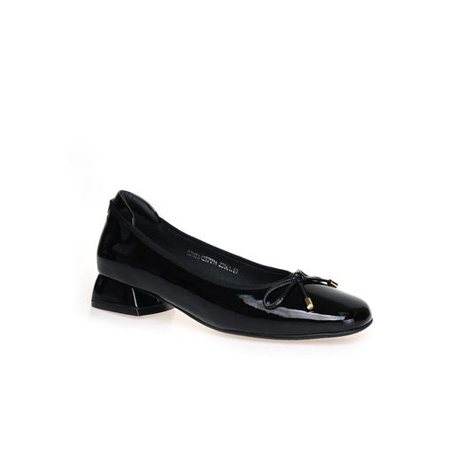 豪麟名鞋奥莱迪嘉女鞋皮鞋牛移膜革DJQYA42WP014黑色  原价1660元 商品图0