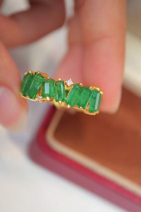 7.86ct 祖母绿戒指