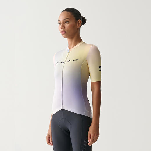 MAAP 女士 Blurred Out Pro Hex Jersey 霞韵色 短袖骑行服 商品图0