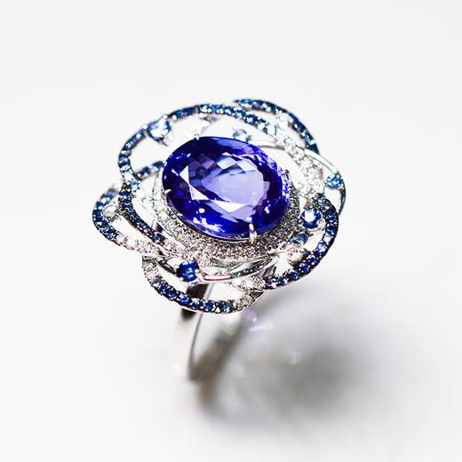 宇宙之星坦桑石戒指【定制】 商品图1