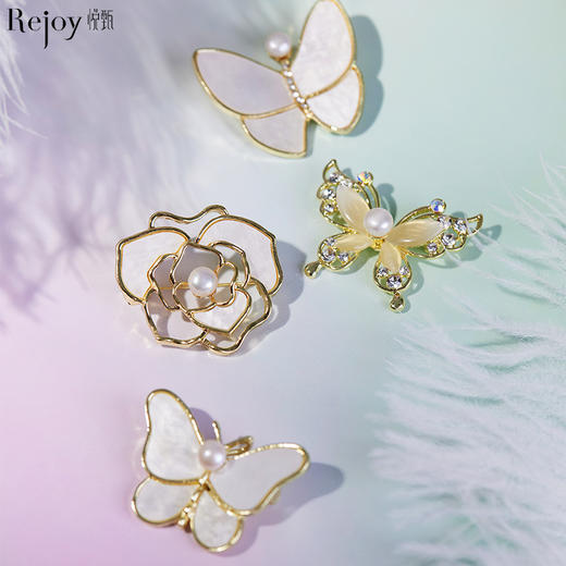 【积分兑换】胸针花与蝴蝶（款式随机） 商品图0