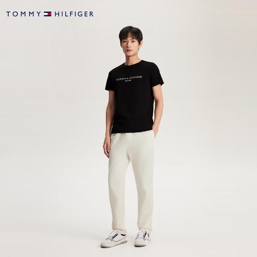 TOMMY 短袖T恤男  MW16171-BDS 深黑色. 商品图3