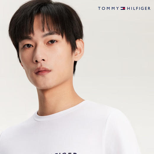 TOMMY 短袖T恤男  MW16171-YBR 米白色. 商品图3