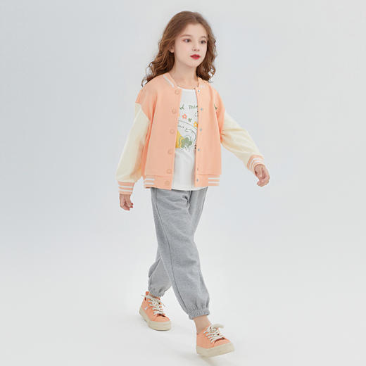 笛莎Deesha 2024秋季新款学院风棒球服外套 商品图2