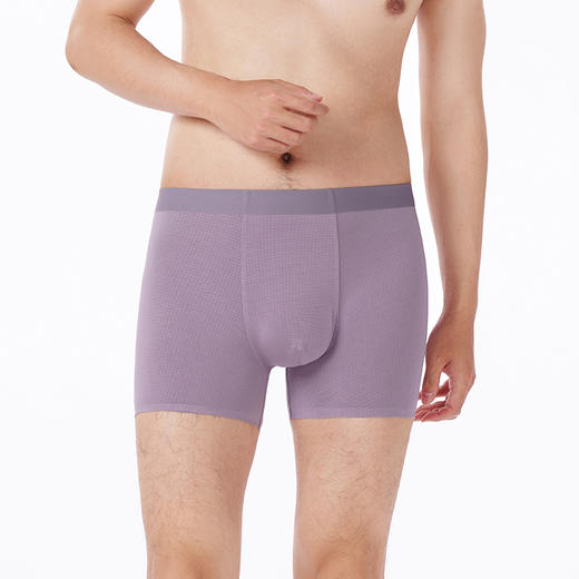 都市丽人都市锋尚内裤简约基础平角裤50S人棉抽针男士内裤FKTHC1 商品图1