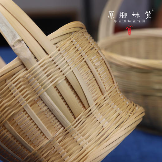 【可粮票兑换】川北手工竹编/小竹篮/小竹篓/小篮子（成都仓库-顺丰发货）|多种规格，来自四川仪陇朱德故乡，生产者：当地老篾匠【合作生产，公平贸易】 商品图5