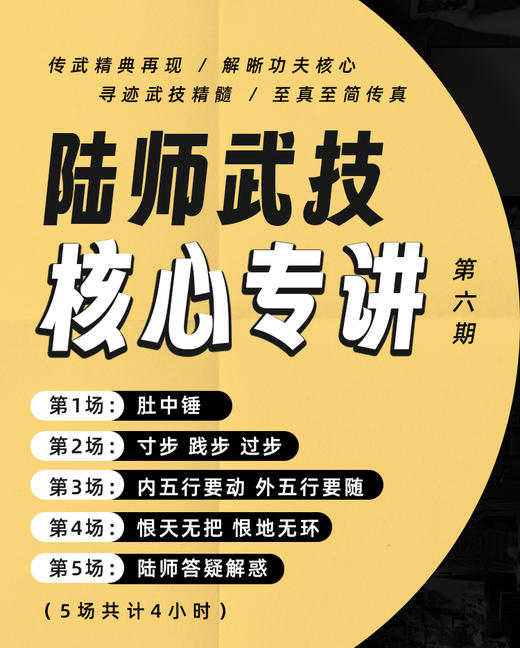 陆师武技核心专讲 六 商品图0