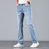 赤兔嗨购男装合身直筒弹力不束缚牛仔裤2024年秋冬新款四季通用水洗长裤宽腿 商品缩略图5