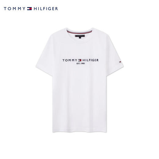 TOMMY 短袖T恤男  MW16171-YBR 米白色. 商品图0