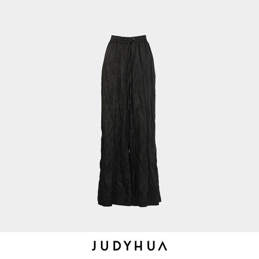 JUDYHUA 种子系列皱褶阔腿裤 商品图6