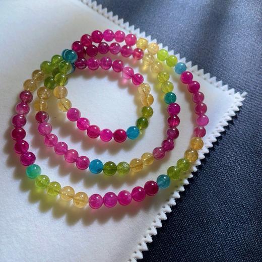 35.9g 6.2mm 碧玺手链 商品图0