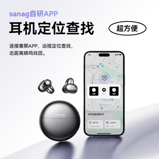 Sanag S6S气传导蓝牙耳机，第六代气传导，杜比级音效，单耳机≈一颗蓝莓的重量 商品图5