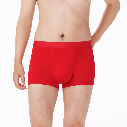 都市丽人都市锋尚内裤简约基础平角裤40S人棉男士内裤FKTCH6 商品图1