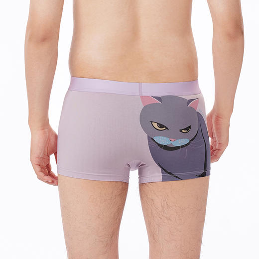 都市丽人都市锋尚内裤日常休闲平角裤40S棉拉架男士内裤FKTCH5 商品图3