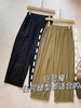 「轻薄材质！拼团同款」梨形身材冰丝阔腿女夏薄款大码胖妹妹mm显瘦遮跨天丝直筒奶奶裤子 商品缩略图3