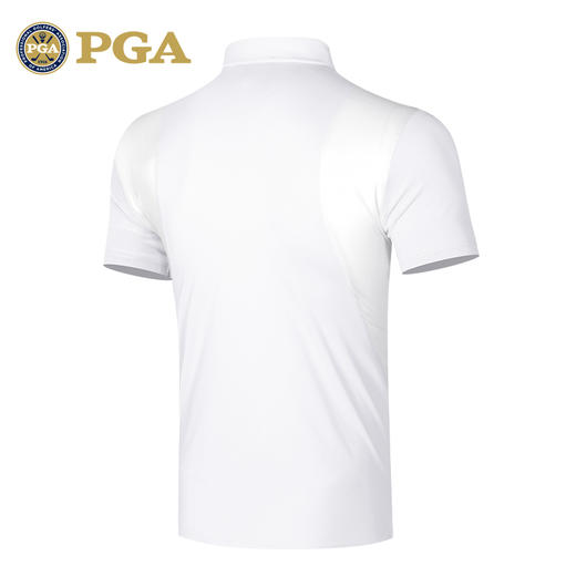 美国PGA 2024夏季高尔夫服装男装短袖T恤高尔夫polo衫 弹力面料 商品图3