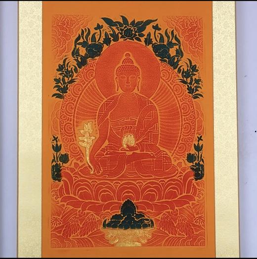 《药师F像》拓片 商品图0