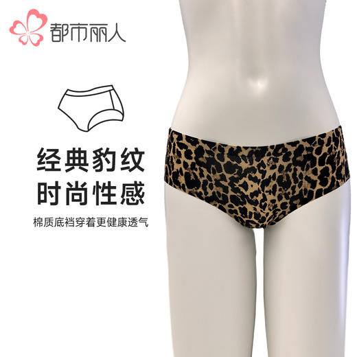 都市丽人内裤薄透丝滑三角裤泳布女士内裤LP45H2 商品图0
