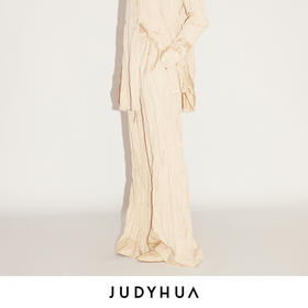 JUDYHUA 种子系列皱褶阔腿裤