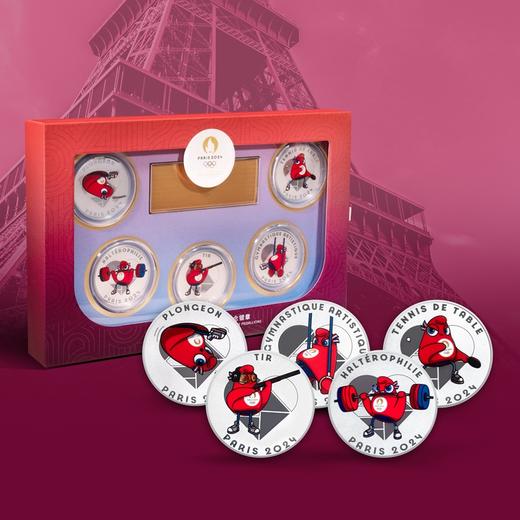 【官方发行】2024年巴黎奥运会纪念银章套装·封装版 商品图11