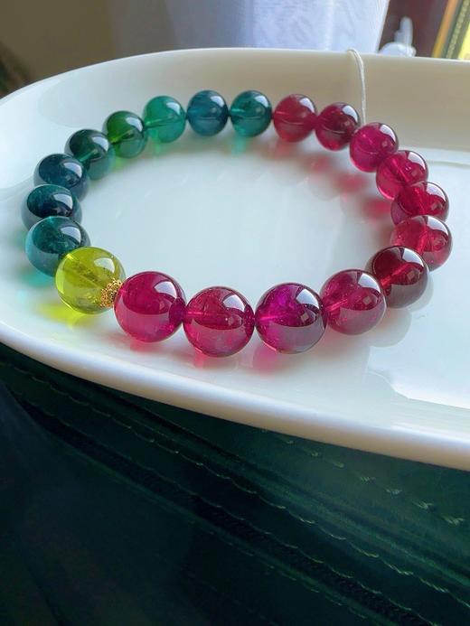 27.1g 9.5mm 碧玺手链 商品图0