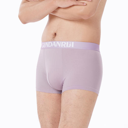 都市丽人都市锋尚内裤日常休闲平角裤40S棉拉架男士内裤FKTCH5 商品图2