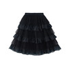 笛莎Deesha 女童2024秋季新款黑色网纱拼接蛋糕半裙 商品缩略图4
