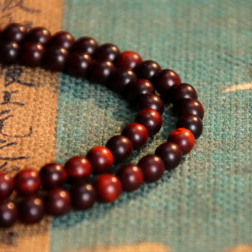 【上新活动：买男款+女款 送 香丸挂坠套装】九典堂小叶紫檀手串 商品图4