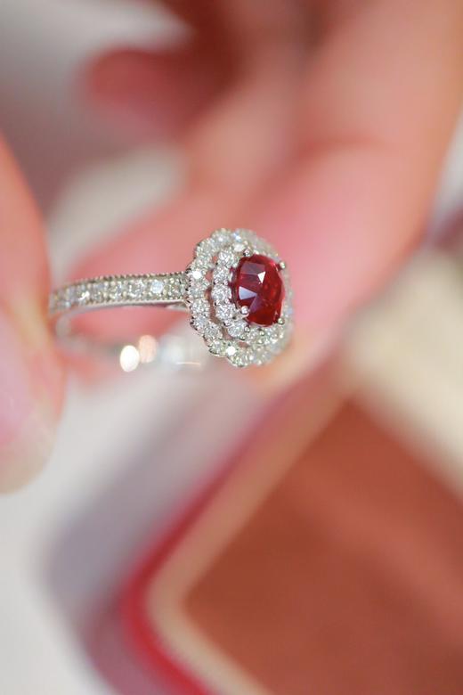 0.69ct 红宝石戒指 商品图5