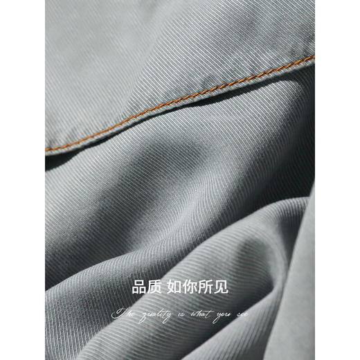 COCOBELLA[100%莱赛尔]复古水洗凉感牛仔裤两穿休闲裤PA7019 商品图4