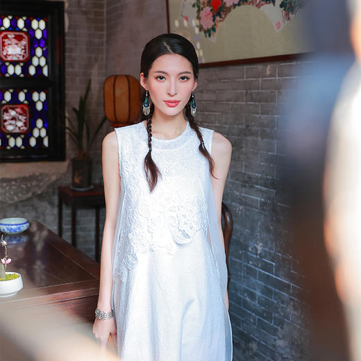 燕燕于飞钩花连衣裙 | 杨丽萍老师同款 | 新批次回货 商品图4