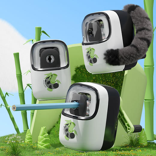 齐心削笔机WHBZ0028猫猫熊自动进笔（吾皇猫） 商品图4