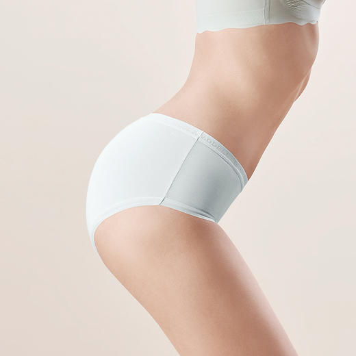 都市丽人内裤纤柔绵平角裤高支兰精莫代尔女士内裤LKT5M8 商品图1