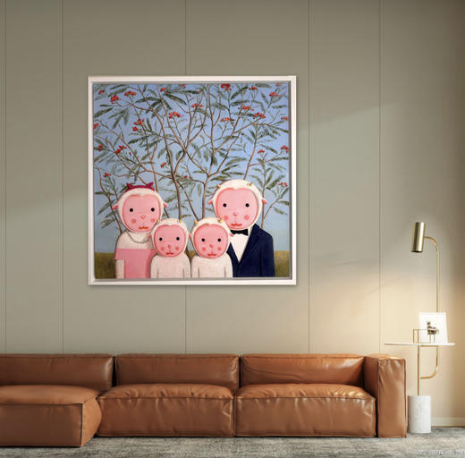 杨媛媛版画《全家福-凤凰木》99版 商品图1