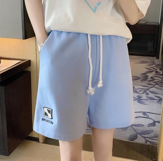 工厂特价出！we11字母刺绣短裤 商品图0
