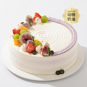 [芋]见花果巧克力摩卡脆夹心，缤纷鲜果动物奶油下午茶蛋糕(昆明+安宁幸福西饼蛋糕)