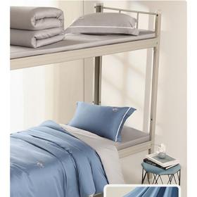 10楼 梦洁 宝贝 套件 纯棉缎纹绣花三/四套件-985蓝 吊牌价1598-2398元活动价799-1199元