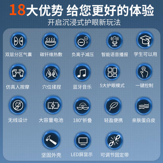 和正眼部按摩器HZ-QNA-7 商品图5