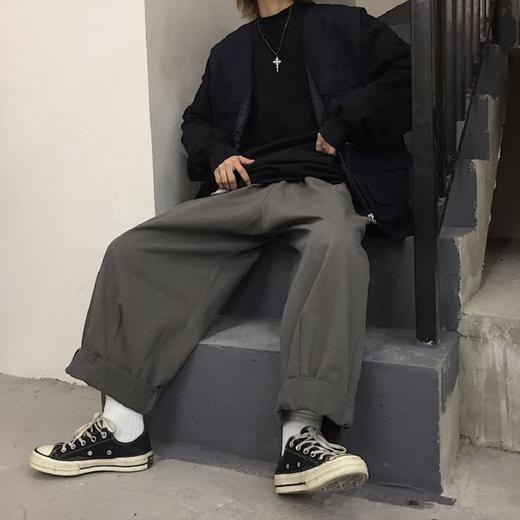 大码女装200斤春夏季阔腿奶奶裤女胖MM学生裤宽松韩版工装休闲裤 商品图4