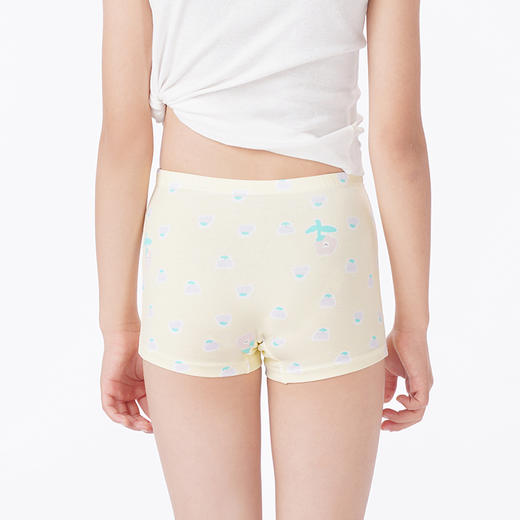 都市丽人眯雅佳童裤舒肤棉平角裤纯棉平角女童内裤JKT512 商品图3