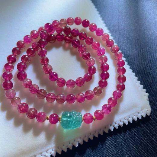 41g 7mm 碧玺手链 商品图1