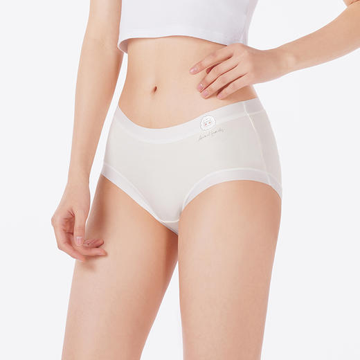 都市丽人内裤舒肤棉平角裤60支超爽棉女士内裤LKT5K6 商品图2