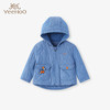 英氏童装男童薄夹棉外套休闲连帽拉链上衣2023春新品YRWQJ1P138A 商品缩略图0