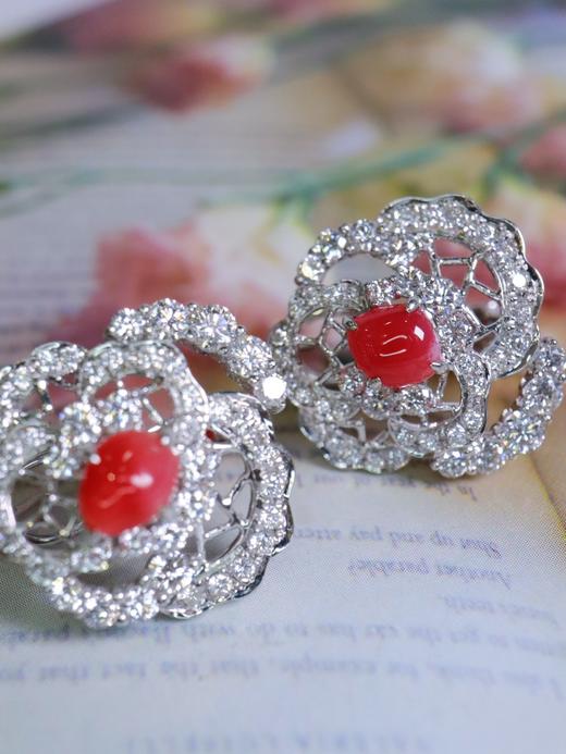 0.98ct 海螺珠耳扣 商品图6