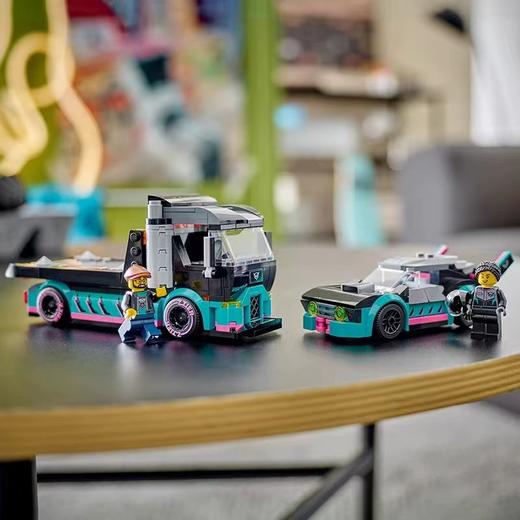 乐高 赛车与汽车运输车 商品图1
