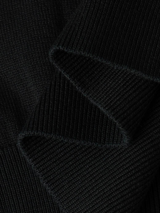 COCO ZONE 法式假两件撞色V领针织衫单排扣上衣24C60020 商品图9