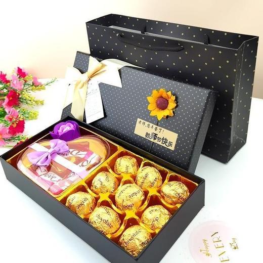 【浪漫桃心！德芙巧克力礼盒套装】香醇丝滑，低温烘培，精心研磨，保持其原始结构不被破坏，口感浓醇，七夕情人节礼物送女友老婆创意生日礼物女生七夕 商品图3