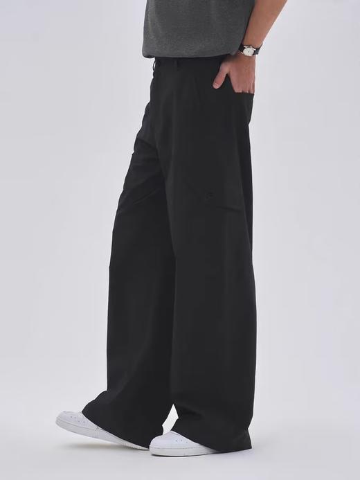 Evistub/E-4CCK350/双色机能防泼抗撕混纺复古百搭口袋直筒工装裤 商品图0